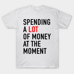 Spending A Lot Of Money At the Moment, A Lot Going On At The Moment New Eras Dad T-Shirt
